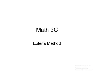Math 3C