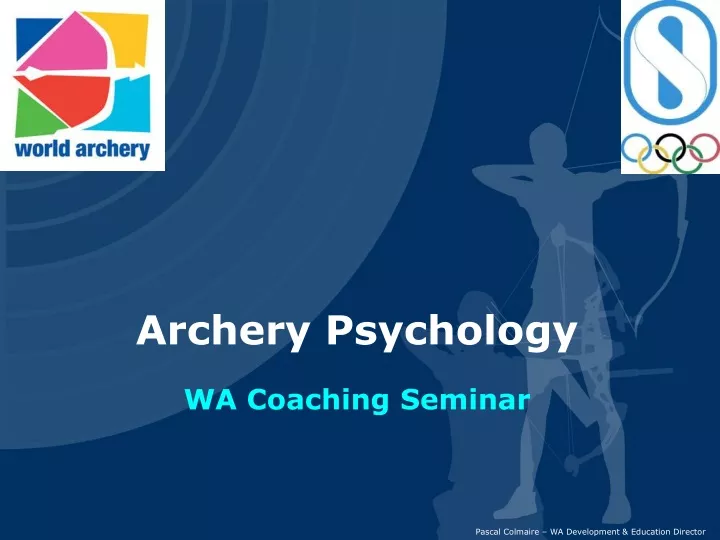 archery psychology wa coaching seminar