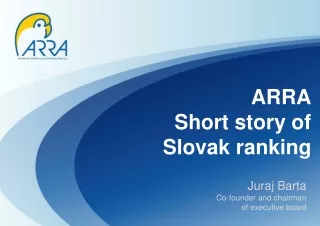 ARRA Short story of Slovak ranking