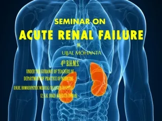 ACUTE RENAL FAILURE