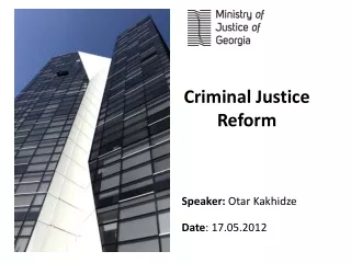 Criminal  Justice  Reform