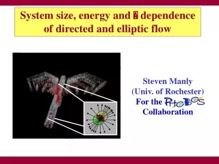 System size, energy and  ?  dependence of directed and elliptic flow