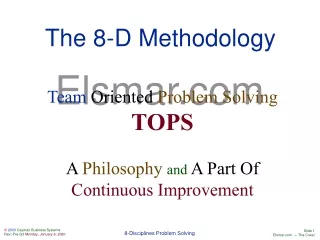 The 8-D Methodology