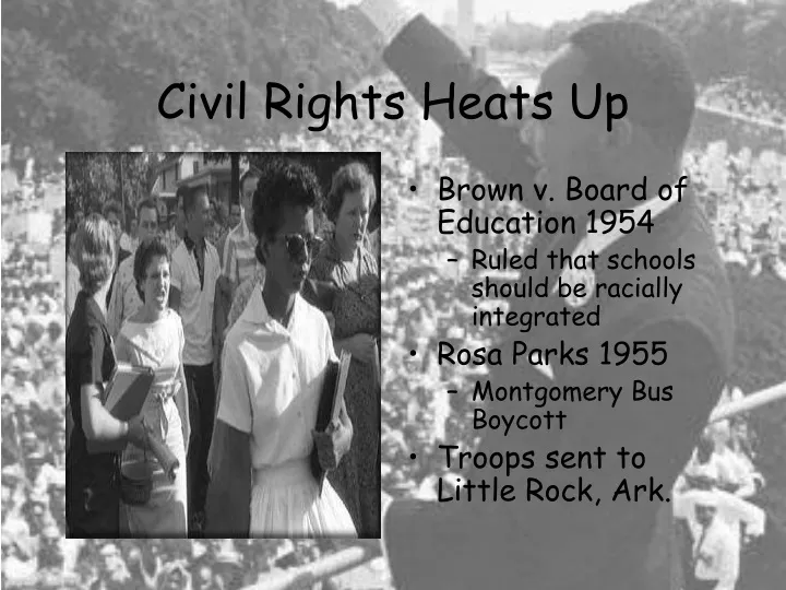 civil rights heats up