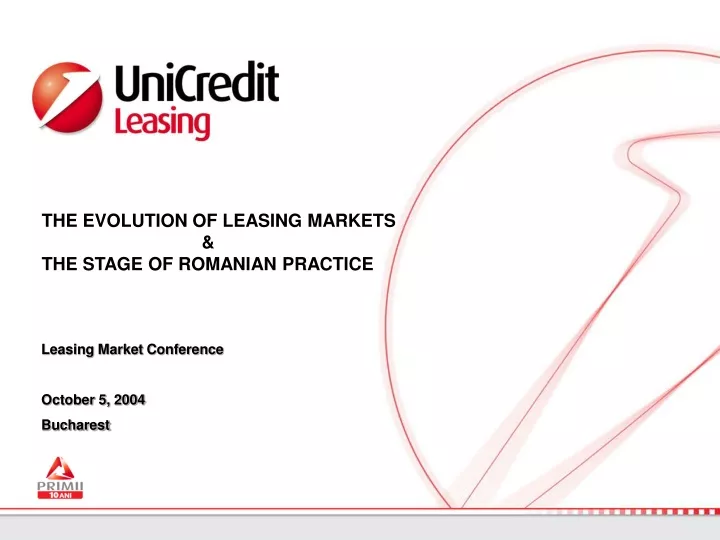 the evolution of leasing markets the stage