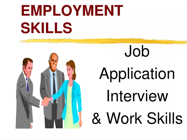employment skills