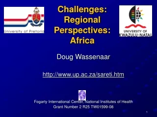 Challenges: Regional Perspectives: Africa