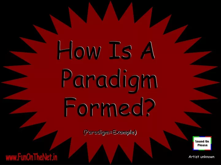 how is a paradigm formed