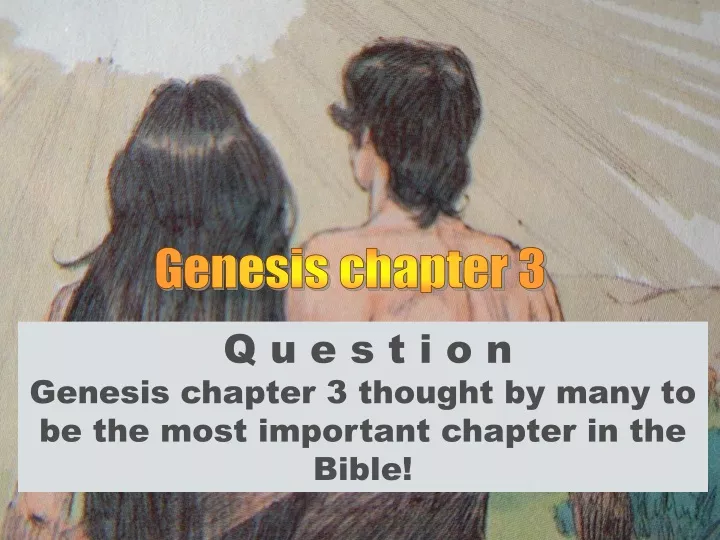 genesis chapter 3