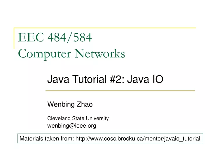 eec 484 584 computer networks