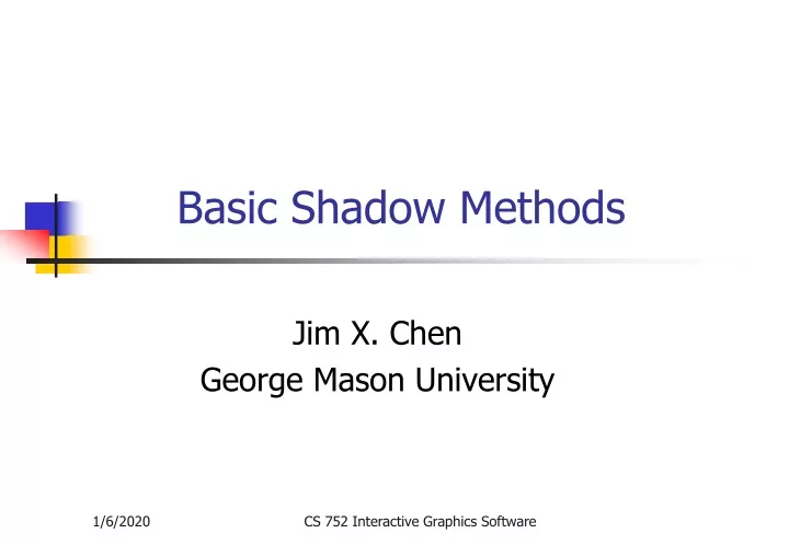 basic shadow methods