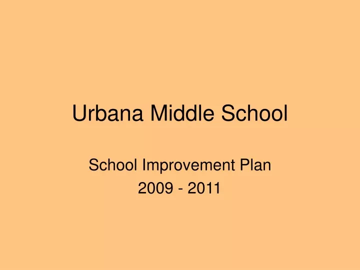 urbana middle school
