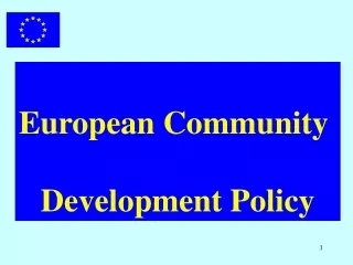 European Community  Development Policy