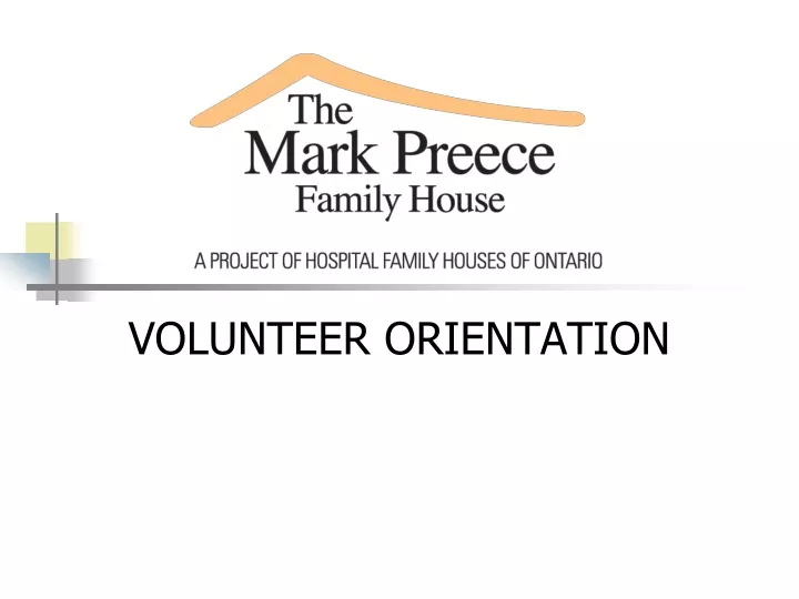 volunteer orientation