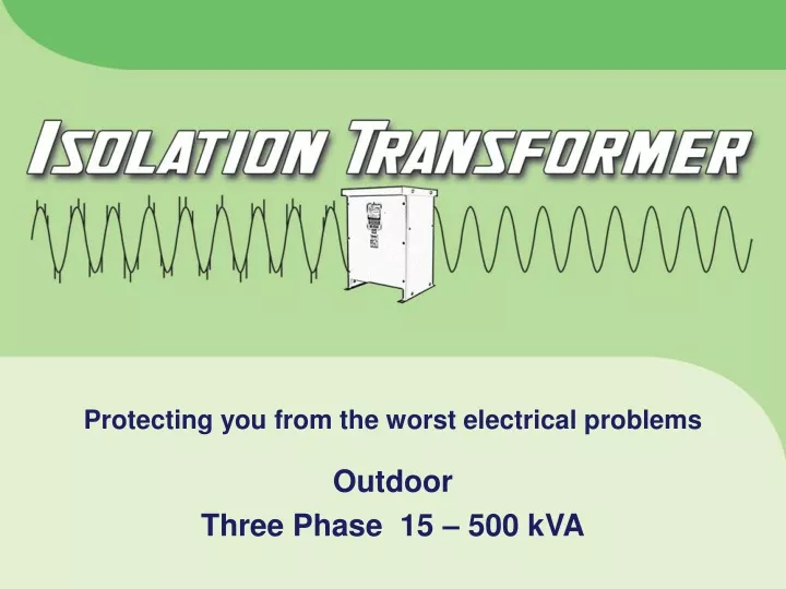 protecting you from the worst electrical problems