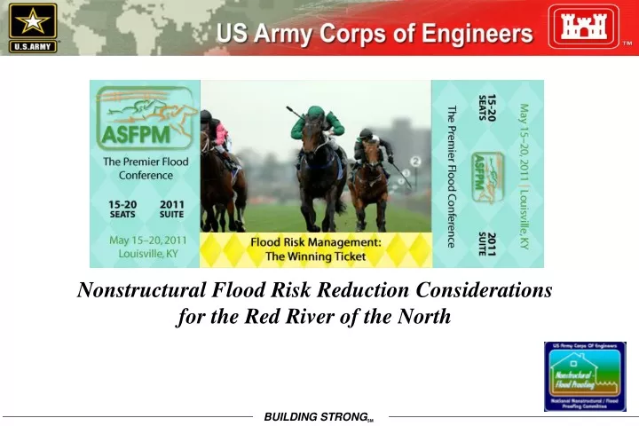 nonstructural flood risk reduction considerations for the red river of the north