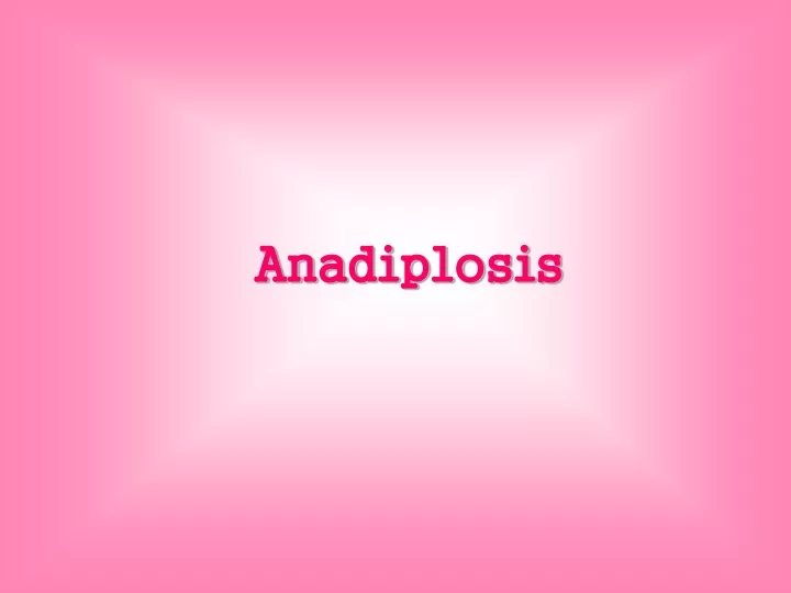 anadiplosis