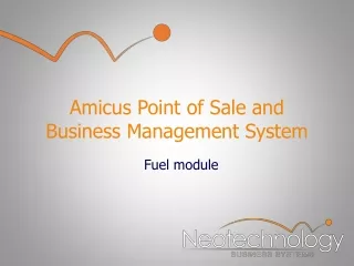 Amicus Point of Sale and Business Management System
