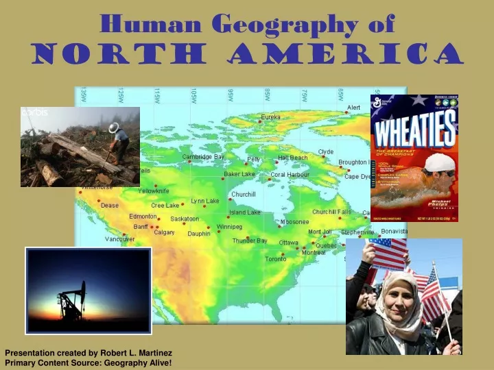 human geography of north america