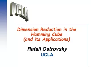 Dimension Reduction in the Hamming Cube  (and its Applications)