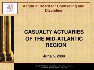 Actuarial Board for Counseling and Discipline