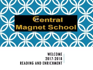 Welcome  2017-2018 READING and ENRICHMENT