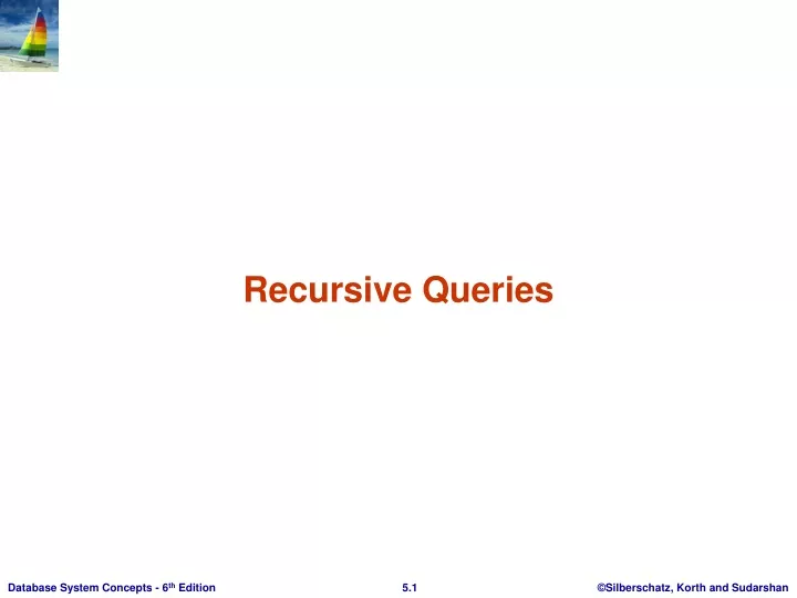 recursive queries