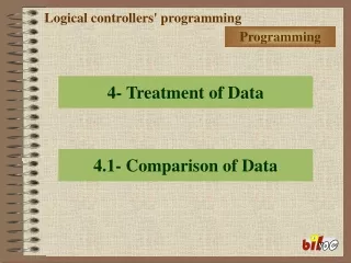 Logical controllers' programming