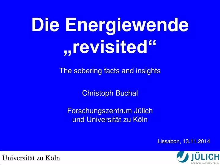 die energiewende revisited the sobering facts and insights