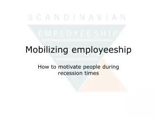 Mobilizing employeeship