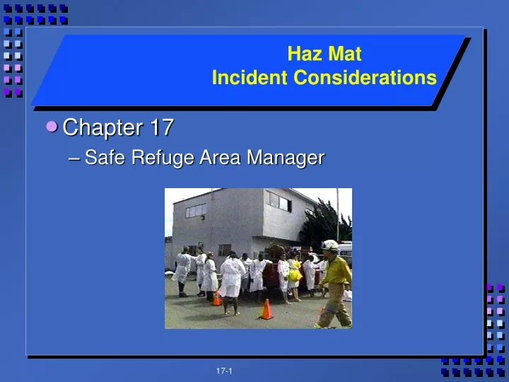 haz mat incident considerations
