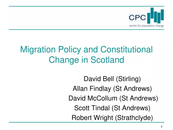 migration policy and constitutional change in scotland