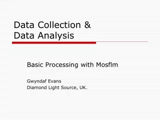 Data Collection &amp;  Data Analysis