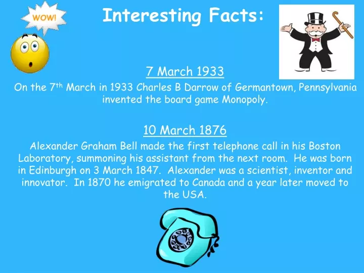 interesting facts