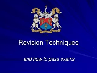 Revision  Techniques