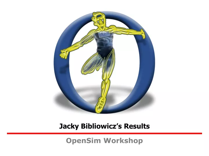 jacky bibliowicz s results