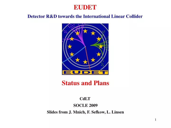 eudet detector r d towards the international