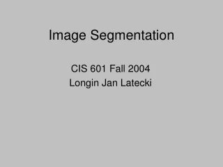 Image Segmentation