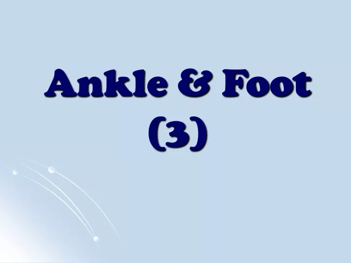 ankle foot 3