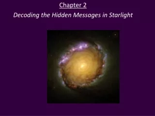 Chapter 2 Decoding the Hidden Messages in Starlight