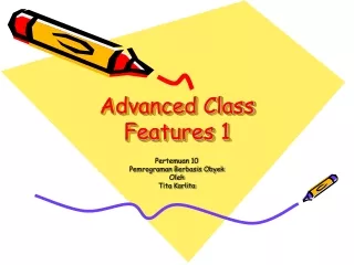 Advanced Class Features 1