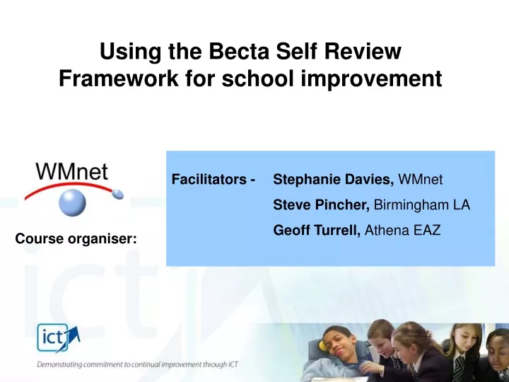 using the becta self review framework for school