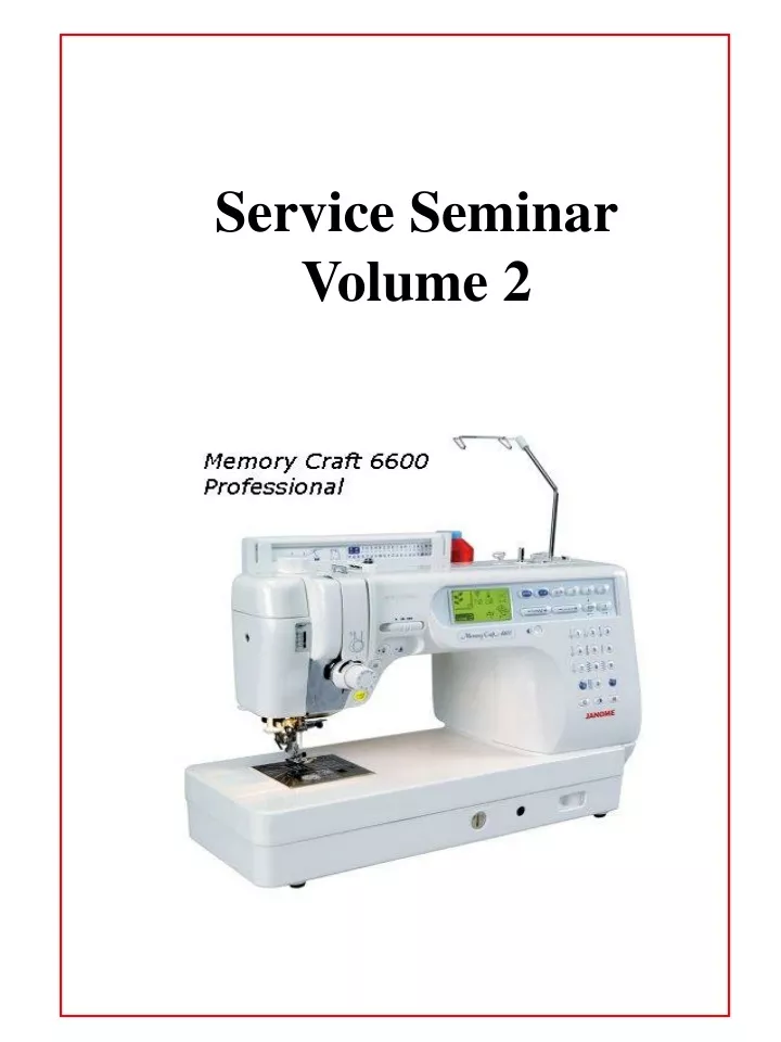 service seminar volume 2