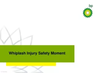 Whiplash Injury Safety Moment