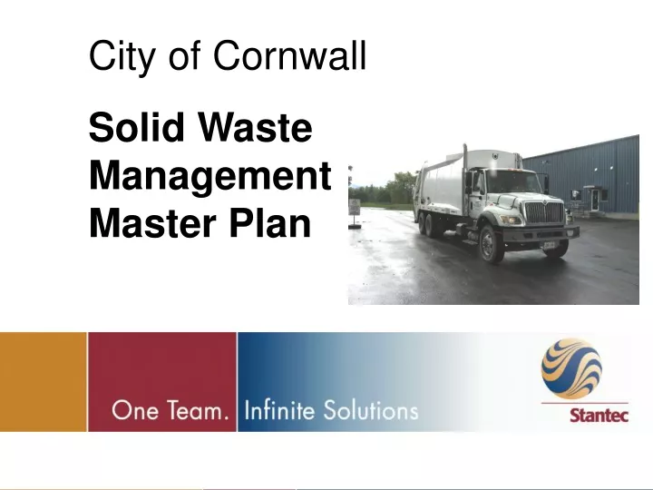 city of cornwall solid waste management master