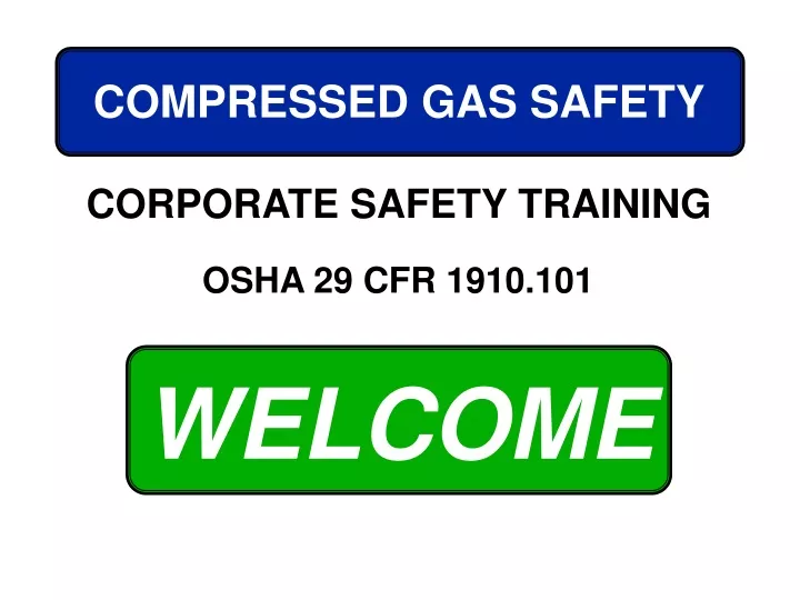 compressed gas safety