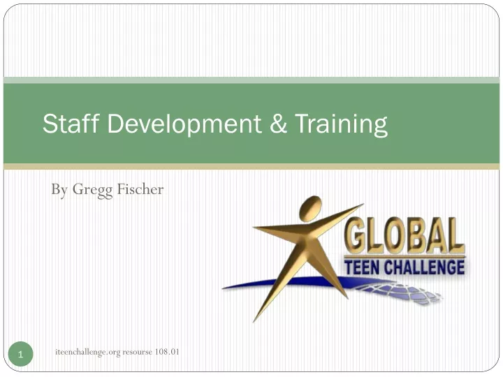 staff development training