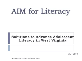AIM for Literacy