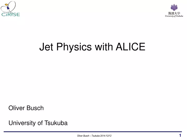 jet physics with alice