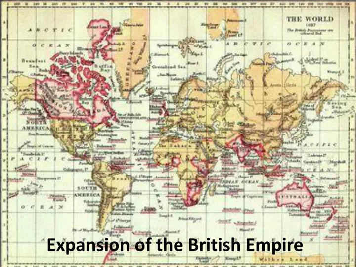 expansion of the british empire